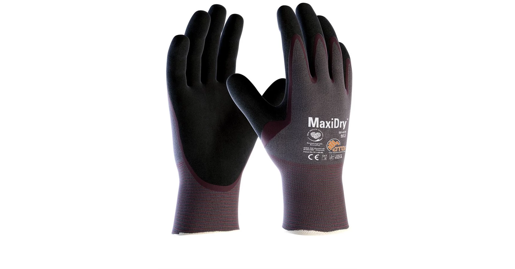 Guanti Da Lavoro ATG MaxiDry 56-426, Modello T7, Resistenti All'abrasione, Con Presa Ottimizzata E Certificati Oeko-Tex - 3